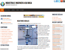 Tablet Screenshot of industriaquimica.net